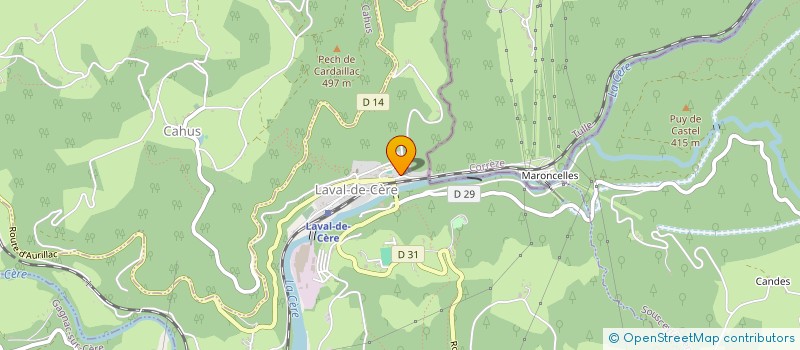 localisation de l'entreprise UNION SPORTIVE PUYBRUN TAURIAC  PUYBRUN