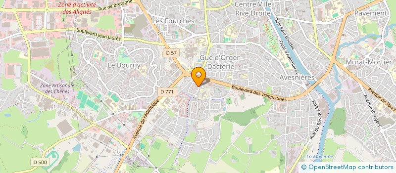 localisation de l'entreprise UNION SPORTIVE REUNIONNAISE LAVALLOISE à LAVAL