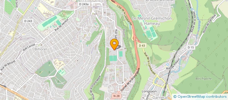 localisation de l'entreprise UNION SPORTIVE ROUEN LES SAPINS à ROUEN