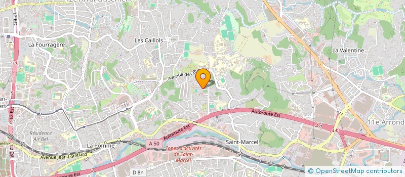 localisation de l'entreprise UNION SPORTIVE ROUGUIERE à MARSEILLE