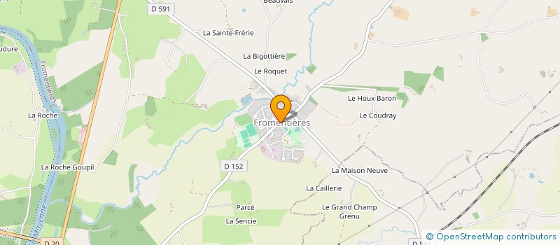 localisation de l'entreprise UNION SPORTIVE RUILLE-FF FROMENTIERES  FROMENTIERES