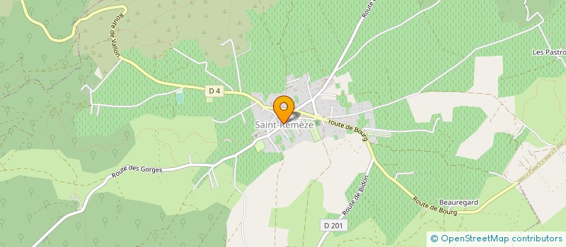 localisation de l'entreprise UNION SPORTIVE SAINT JUST  SAINT-JUST-D'ARDECHE