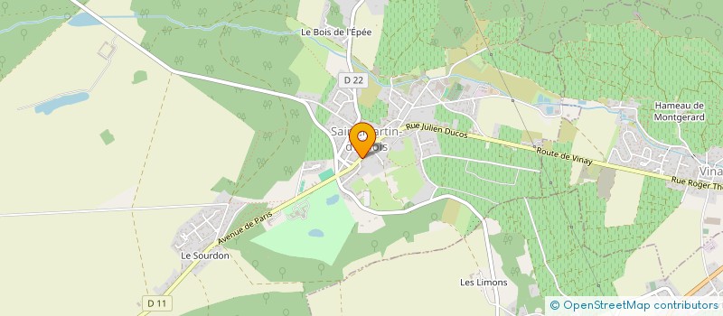 localisation de l'entreprise UNION SPORTIVE SAINT MARTIN D'ABLOIS  SAINT-MARTIN-D'ABLOIS