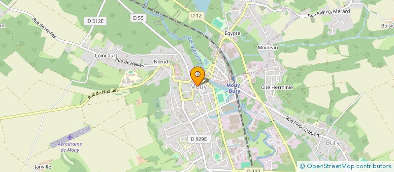 localisation de l'entreprise UNION SPORTIVE SECTION GYMNASTIQUE  MOUY