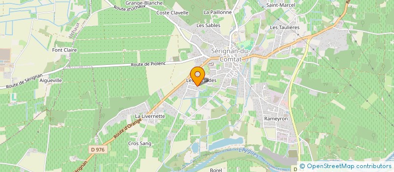 localisation de l'entreprise UNION SPORTIVE SERIGNAN BASKET  SERIGNAN-DU-COMTAT