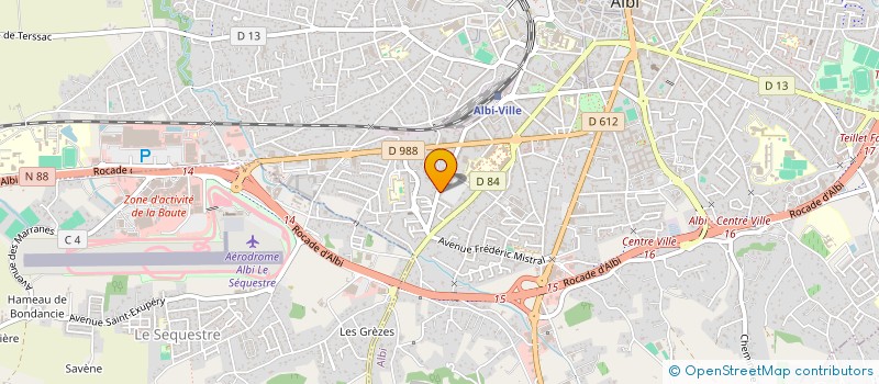 localisation de l'entreprise UNION SPORTIVE SERVICE PUBLIC à ALBI