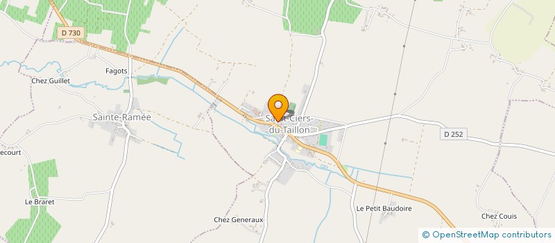 localisation de l'entreprise UNION SPORTIVE ST GENIS DE SAINTONGE  SAINT-GENIS-DE-SAINTONGE