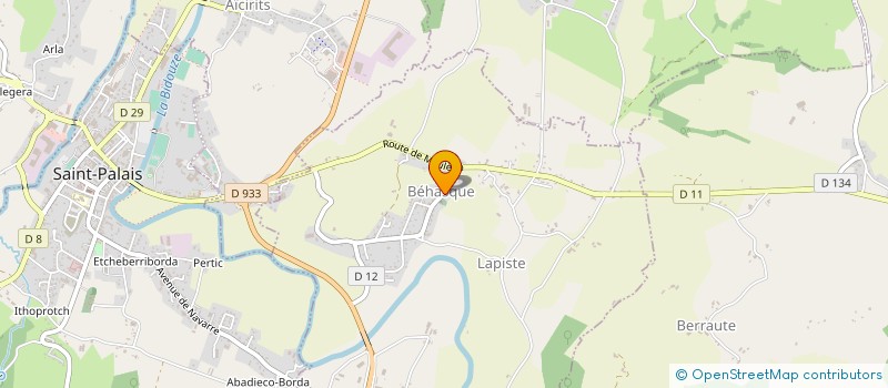 localisation de l'entreprise UNION SPORTIVE ST PALAISIENNE à SAINT-PALAIS