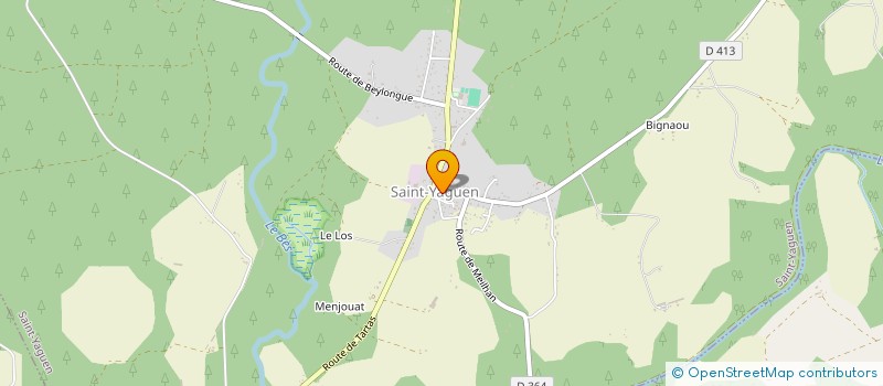 localisation de l'entreprise UNION SPORTIVE ST YAGUEN  SAINT-YAGUEN