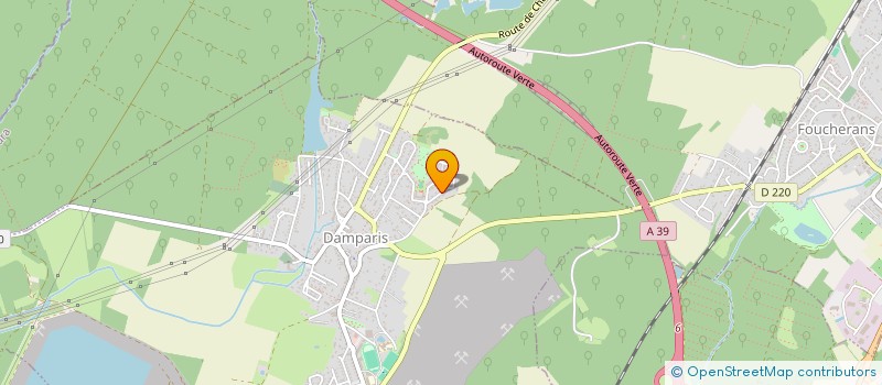 localisation de l'entreprise UNION SPORTIVE TAVAUX DAMPARIS HANDBALL  DAMPARIS