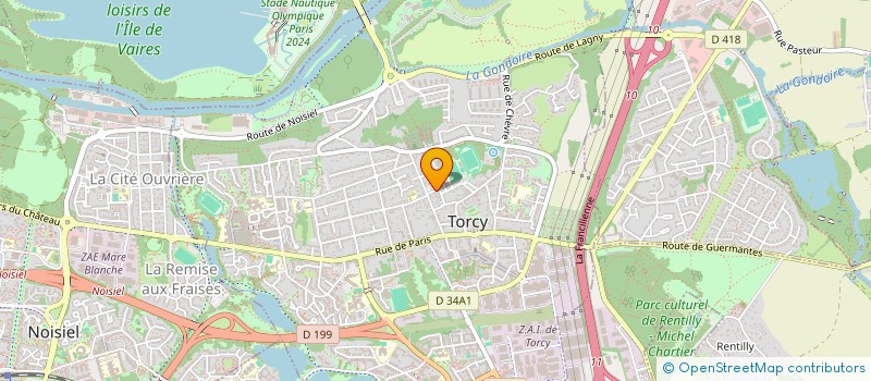 localisation de l'entreprise UNION SPORTIVE TORCEENNE FOOTBALL à TORCY