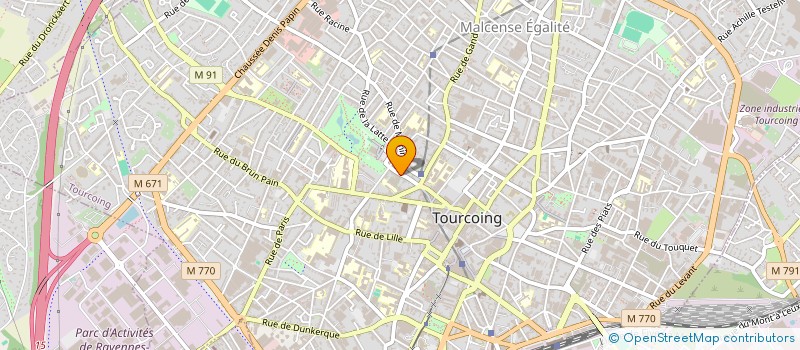 localisation de l'entreprise UNION SPORTIVE TOURQUENNOISE à TOURCOING