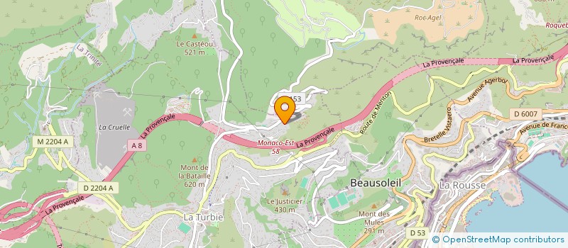 localisation de l'entreprise UNION SPORTIVE TURBIASQUE à LA TURBIE