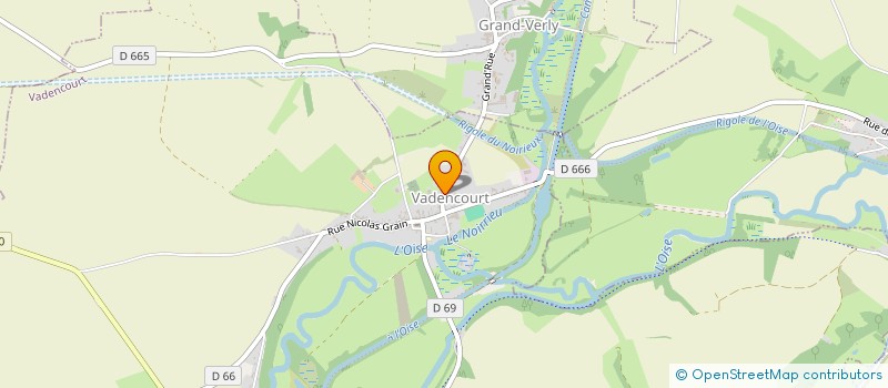 localisation de l'entreprise UNION SPORTIVE VADENCOURTOISE  VADENCOURT