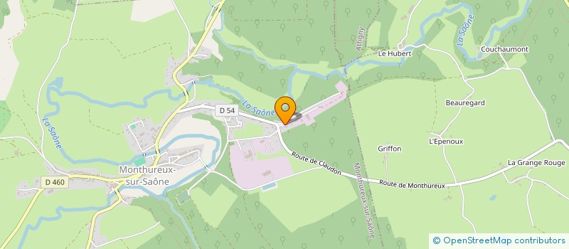 localisation de l'entreprise UNION SPORTIVE VAL SAONE  MONTHUREUX-SUR-SAONE