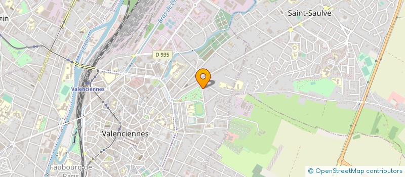 localisation de l'entreprise UNION SPORTIVE VALENCIENNES ORCHIES  VALENCIENNES