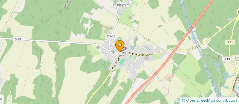 localisation de l'entreprise UNION SPORTIVE VALLEE DE L'AILETTE à CHAVIGNON