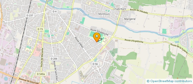 localisation de l'entreprise UNION SPORTIVE VALLEE JABRON VETERANS - LES VIEILLES GODASSES  MONTELIMAR