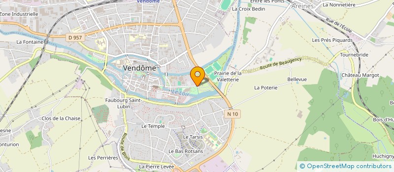 localisation de l'entreprise UNION SPORTIVE VENDOMOISE MUSCULATION à VENDOME