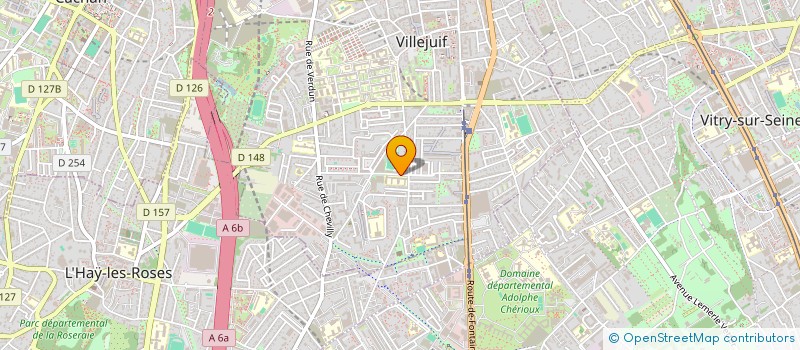 localisation de l'entreprise UNION SPORTIVE VILLEJUIF EDUCAT PHYSIQUE à VILLEJUIF