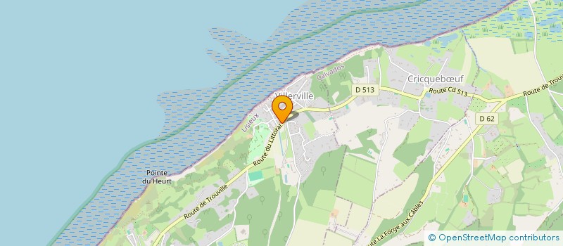 localisation de l'entreprise UNION SPORTIVE VILLERVILLAISE  VILLERVILLE