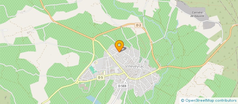 localisation de l'entreprise UNION SPORTIVE VILLEVEYRACOISE DE VOLLEY-BALL (USVVB)  VILLEVEYRAC