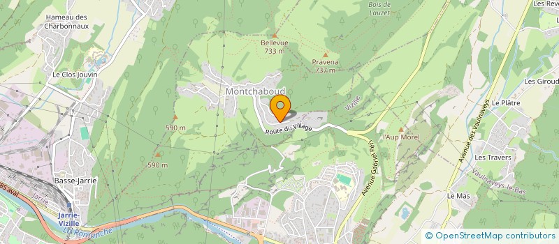 localisation de l'entreprise UNION SPORTIVE VIZILLE HANDBALL  MONTCHABOUD