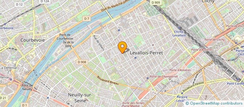 localisation de l'entreprise UNION SPORTIVE WAGONS LITS à LEVALLOIS-PERRET