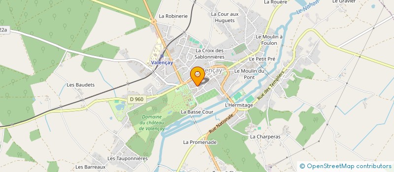 localisation de l'entreprise UNION SPORTIVES GATINES à VALENCAY