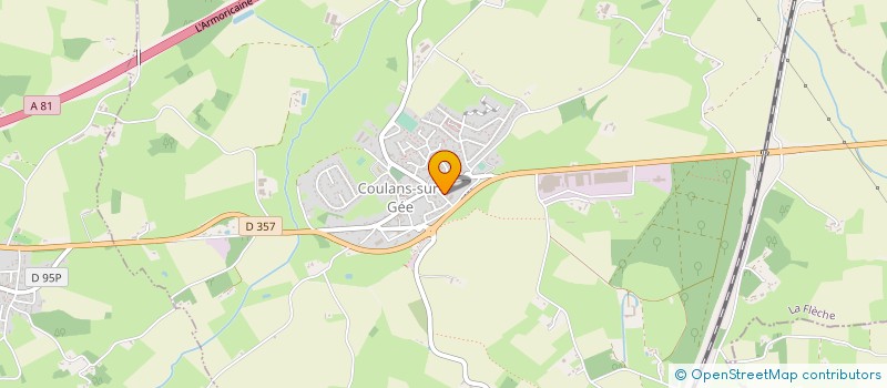 localisation de l'entreprise UNION SPORTS ET LOISIRS DE FAY  FAY