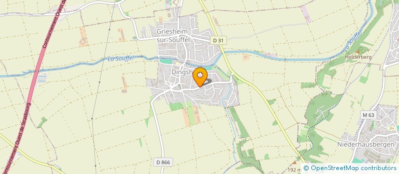 localisation de l'entreprise UNION SQUARE  DINGSHEIM