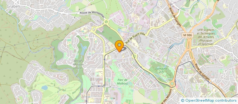 localisation de l'entreprise UNION SURVEILLANCE PROTECTION ET SECURITE à MONTPELLIER