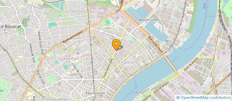 localisation de l'entreprise UNION SYND ALLEES ST LOUIS I II  BORDEAUX