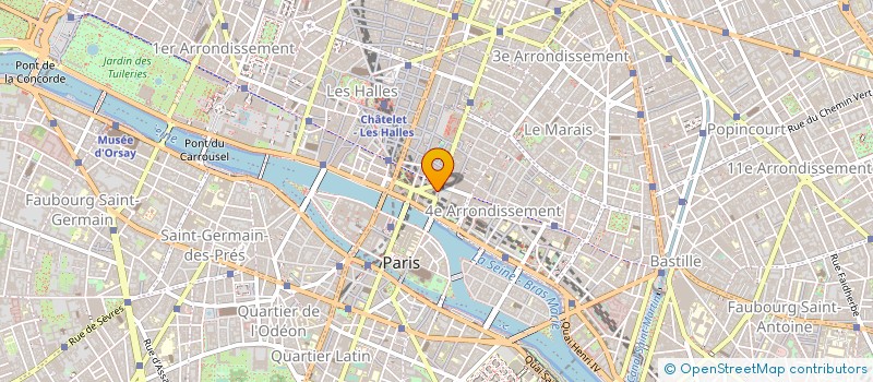 localisation de l'entreprise UNION SYND F O ADMINIST PARI  PARIS 04