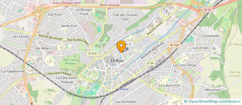 localisation de l'entreprise UNION SYND LOCALE CHAUFFEUR à DREUX