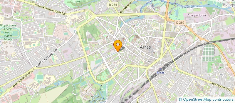 localisation de l'entreprise UNION SYND TRAV METAL CGT à ARRAS