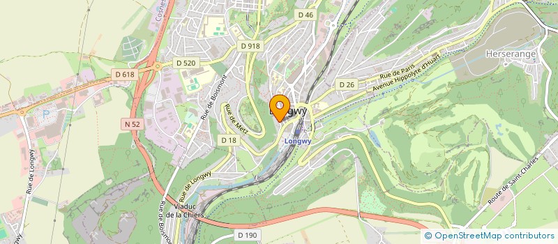 localisation de l'entreprise UNION SYND TRAV METALL M M à LONGWY