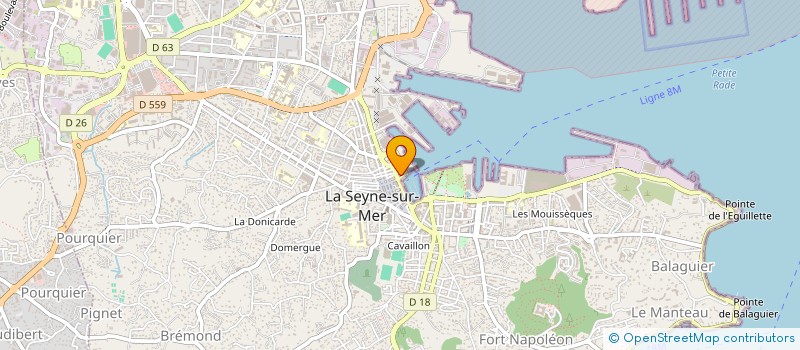 localisation de l'entreprise UNION SYNDIC COMMER ART SEYNOI à LA SEYNE SUR MER
