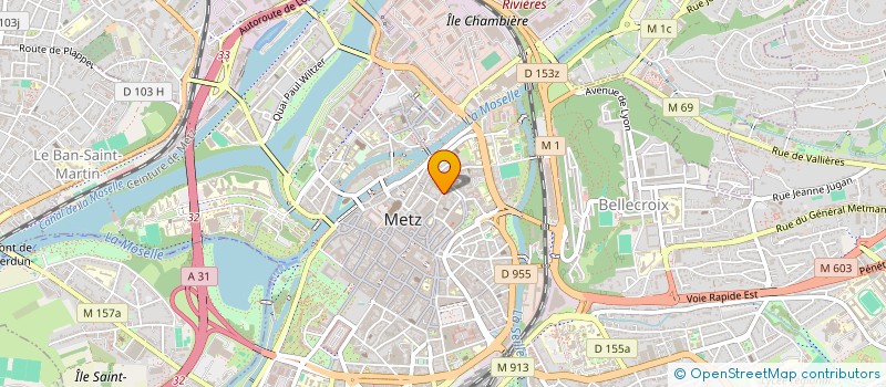 localisation de l'entreprise UNION SYNDICALE CONSTRUC CGT à METZ