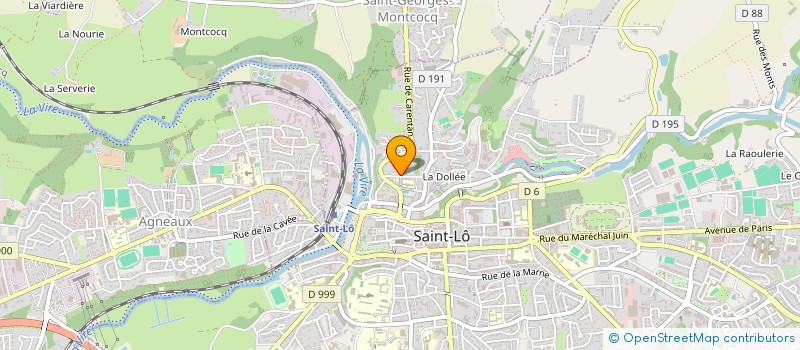 localisation de l'entreprise UNION SYNDICALE DEPARTEMENTALE CGT SANTE ACTION SOCIALE DE LA MANCHE  LA HAYE-PESNEL