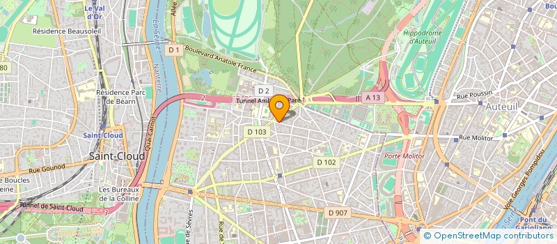 localisation de l'entreprise UNION SYNDICALE DES COPROPRIETAIRES à BOULOGNE-BILLANCOURT