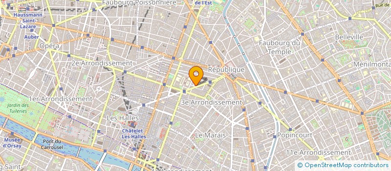 localisation de l'entreprise UNION SYNDICALE FORCE OUVRIERE  PARIS