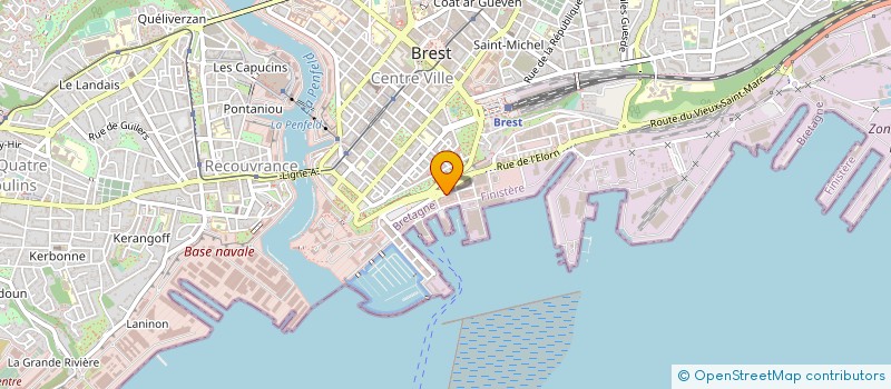localisation de l'entreprise UNION SYNDICALE SOLIDAIRE DU FINISTERE à BREST