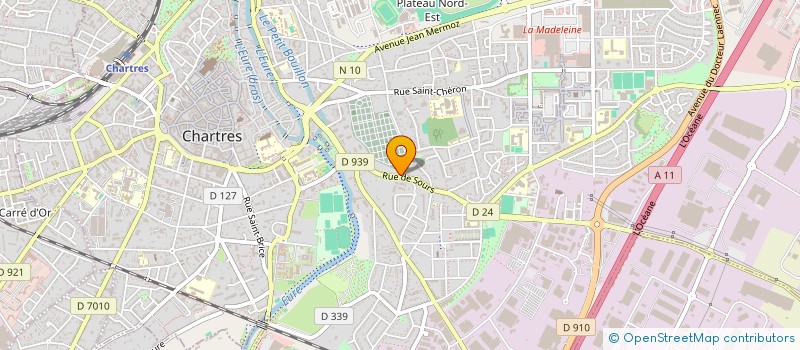 localisation de l'entreprise UNION SYNDICALE SOLIDAIRES 28 EURE ET LOIR à CHARTRES