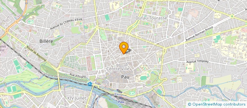 localisation de l'entreprise UNION SYNDICALE TAXIS PYRENEES ATLANT à PAU