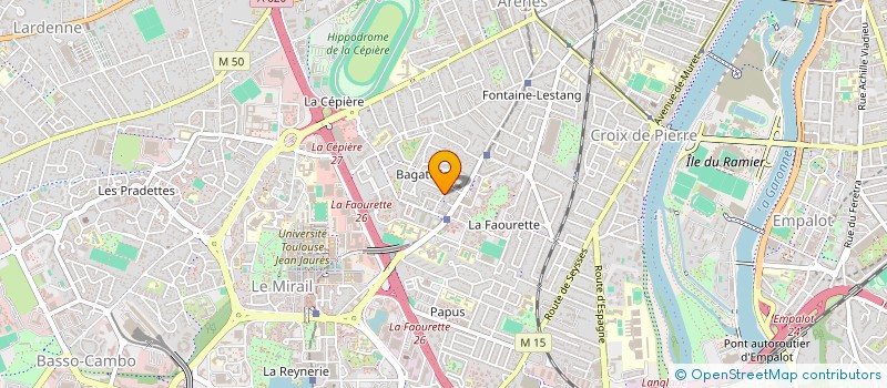 localisation de l'entreprise UNION SYNDICAT AUTONOME  TOULOUSE