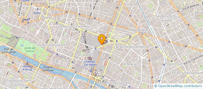 localisation de l'entreprise UNION SYNDICAT INDEPENDANT METAUX  PARIS