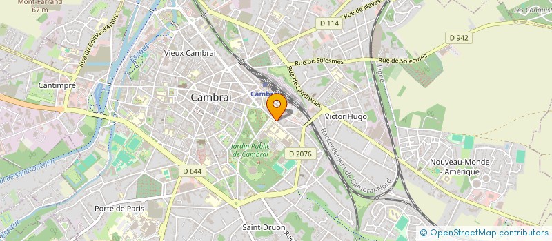 localisation de l'entreprise UNION SYNDICATS AGRICOLES DU CAMBRESIS à CAMBRAI