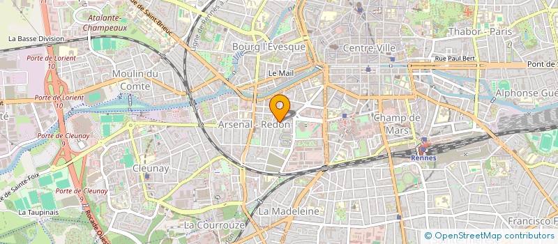 localisation de l'entreprise UNION SYNDICATS DEFENSE DES SALARIES  RENNES