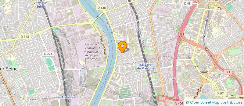 localisation de l'entreprise UNION SYNDICATS DENTAIRES LIBERAUX  ALFORTVILLE